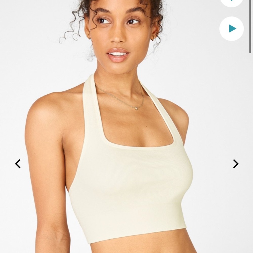 NWOT Fabletics Piper Seamless Halter Bralette